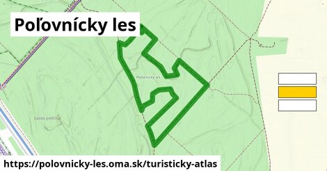 ikona Turistická mapa turisticky-atlas v polovnicky-les