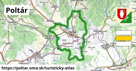 ikona Turistická mapa turisticky-atlas v poltar