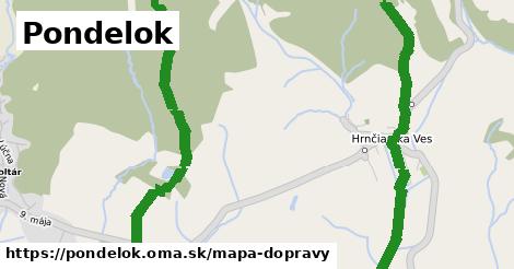 ikona Pondelok: 0 m trás mapa-dopravy v pondelok