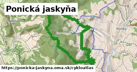 ikona Cyklo cykloatlas v ponicka-jaskyna