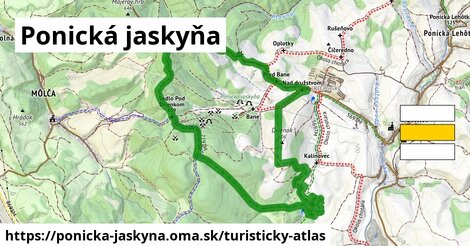 ikona Turistická mapa turisticky-atlas v ponicka-jaskyna