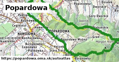 ikona Mapa autoatlas v popardowa