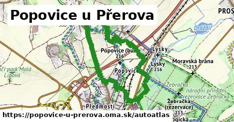 ikona Mapa autoatlas v popovice-u-prerova