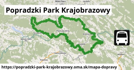 ikona Mapa dopravy mapa-dopravy v popradzki-park-krajobrazowy