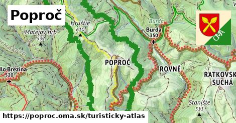 ikona Turistická mapa turisticky-atlas v poproc