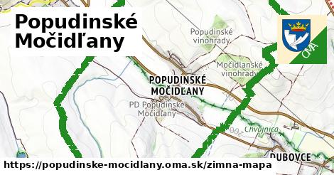 ikona Popudinské Močidľany: 0 m trás zimna-mapa v popudinske-mocidlany