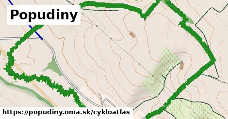 ikona Popudiny: 0 m trás cykloatlas v popudiny