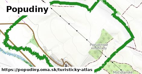 ikona Turistická mapa turisticky-atlas v popudiny