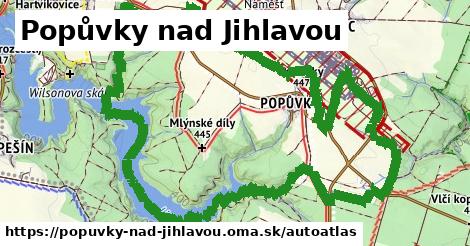 ulice v Popůvky nad Jihlavou