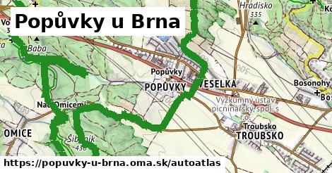 ikona Mapa autoatlas v popuvky-u-brna