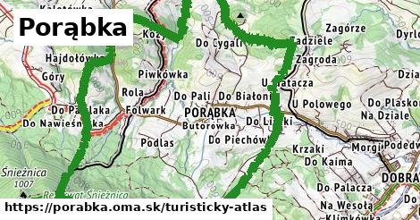 ikona Turistická mapa turisticky-atlas v porabka