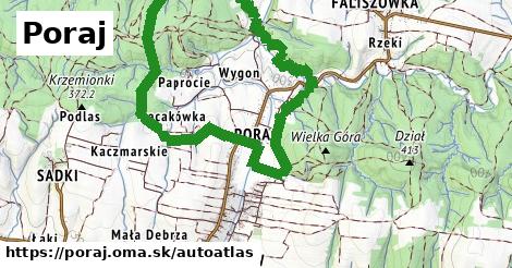 ikona Mapa autoatlas v poraj