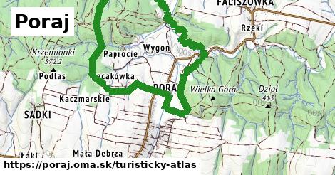 ikona Poraj: 0 m trás turisticky-atlas v poraj