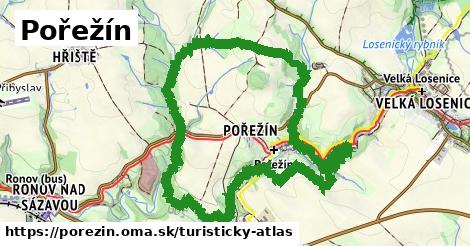 ikona Turistická mapa turisticky-atlas v porezin