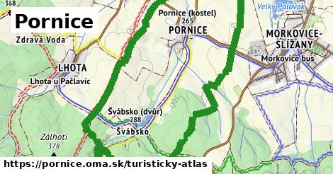 ikona Turistická mapa turisticky-atlas v pornice