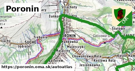 ikona Mapa autoatlas v poronin