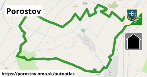 ikona Mapa autoatlas v porostov