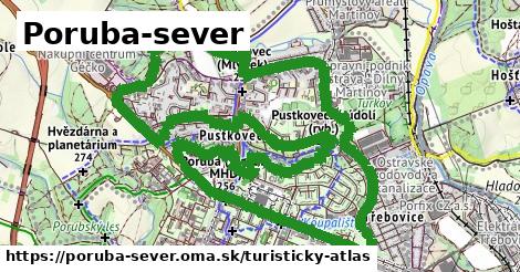 ikona Turistická mapa turisticky-atlas v poruba-sever