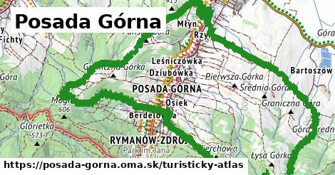 ikona Turistická mapa turisticky-atlas v posada-gorna