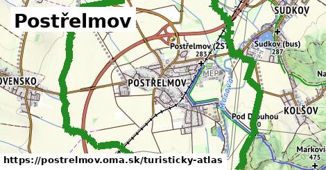 ikona Turistická mapa turisticky-atlas v postrelmov