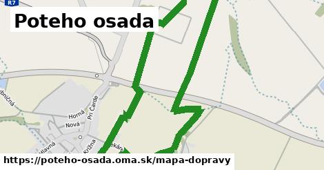 ikona Poteho osada: 0 m trás mapa-dopravy v poteho-osada