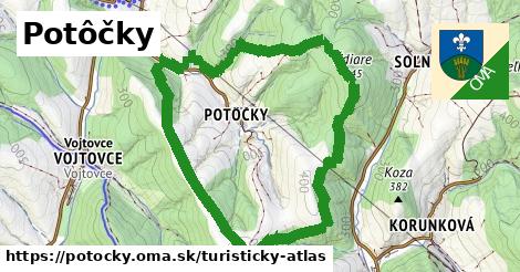 ikona Potôčky: 0 m trás turisticky-atlas v potocky