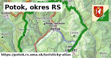 ikona Turistická mapa turisticky-atlas v potok.rs