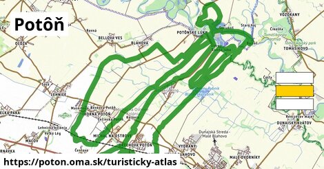 ikona Turistická mapa turisticky-atlas v poton