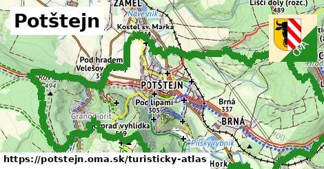 ikona Turistická mapa turisticky-atlas v potstejn