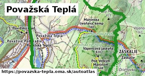 ikona Mapa autoatlas v povazska-tepla