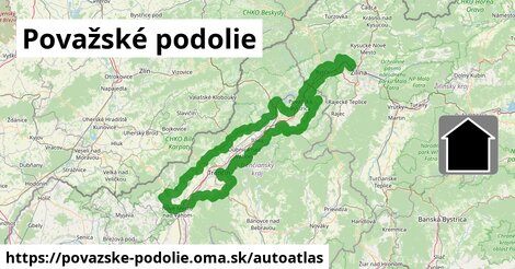 ulice v Považské podolie