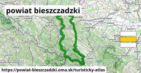 ikona Turistická mapa turisticky-atlas v powiat-bieszczadzki