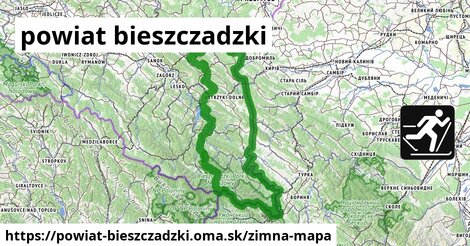 ikona Zimná mapa zimna-mapa v powiat-bieszczadzki