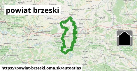 ikona Mapa autoatlas v powiat-brzeski