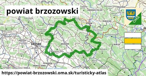 ikona Turistická mapa turisticky-atlas v powiat-brzozowski