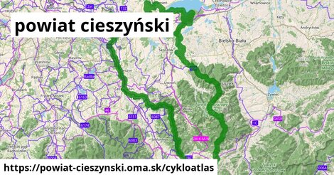 ikona Cyklo cykloatlas v powiat-cieszynski