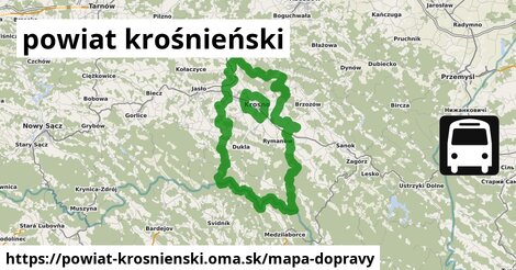 ikona Mapa dopravy mapa-dopravy v powiat-krosnienski