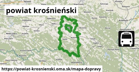 ikona Mapa dopravy mapa-dopravy v powiat-krosnienski