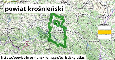ikona Turistická mapa turisticky-atlas v powiat-krosnienski