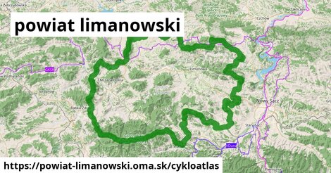 ikona Cyklo cykloatlas v powiat-limanowski