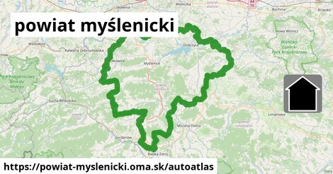 ikona Mapa autoatlas v powiat-myslenicki