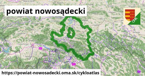 ikona Cyklo cykloatlas v powiat-nowosadecki