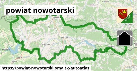ikona Mapa autoatlas v powiat-nowotarski