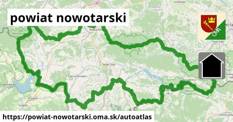 ikona Mapa autoatlas v powiat-nowotarski