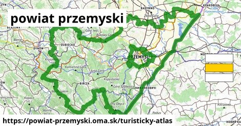 ikona Turistická mapa turisticky-atlas v powiat-przemyski