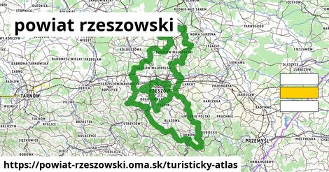 ikona Turistická mapa turisticky-atlas v powiat-rzeszowski