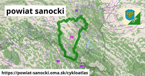 ikona Cyklo cykloatlas v powiat-sanocki