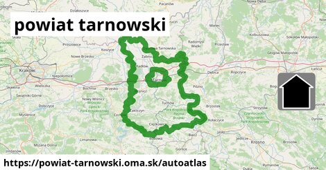 ulice v powiat tarnowski