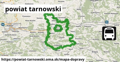 ikona Mapa dopravy mapa-dopravy v powiat-tarnowski