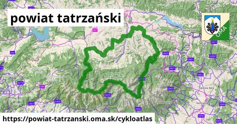 ikona Cyklo cykloatlas v powiat-tatrzanski